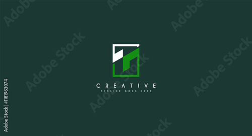 Initial letter T logo design vector illustration. Letter T suitable for business and industrial logos