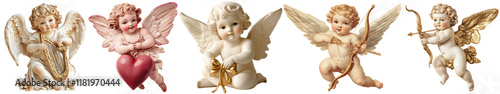 png set delightful series of cherubic angels, each embodying love, innocence, and grace