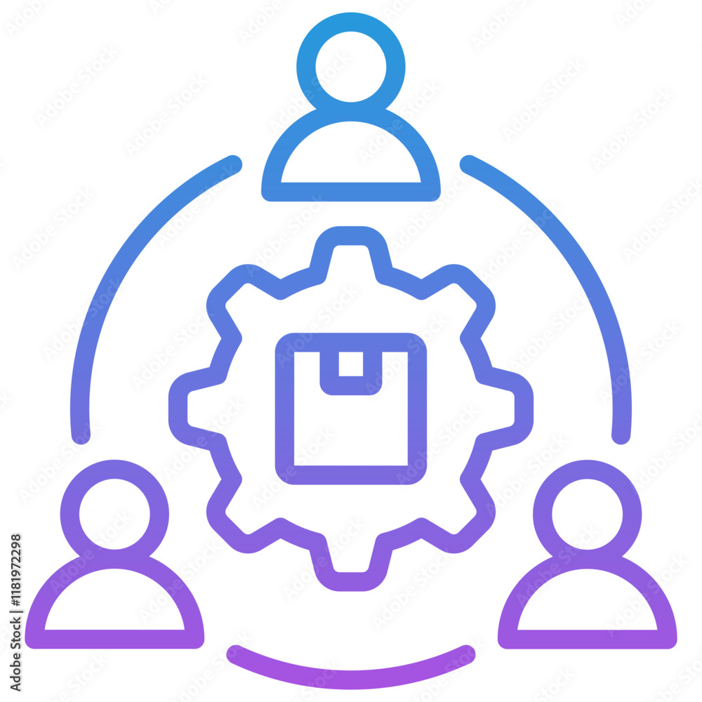 Obraz premium Customer Management Icon