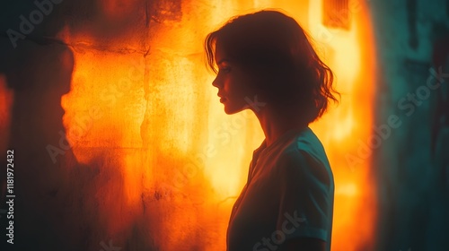 Gradient light leaks glowing warmly blending cinematic tones with colorful soft textures  An abstract moody and atmospheric digital art background with a fantasy surreal and visionary feel