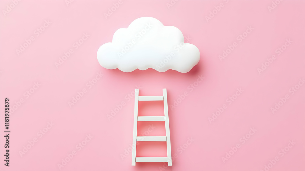 ladder to the sky in concept of valentine day on 14 February 2025 with pink and red heart gift love rose romance romantic things with background ladder to the sky in concept of valentine day on 14 February 2025 with pink and red heart gift love rose romance romantic things with background