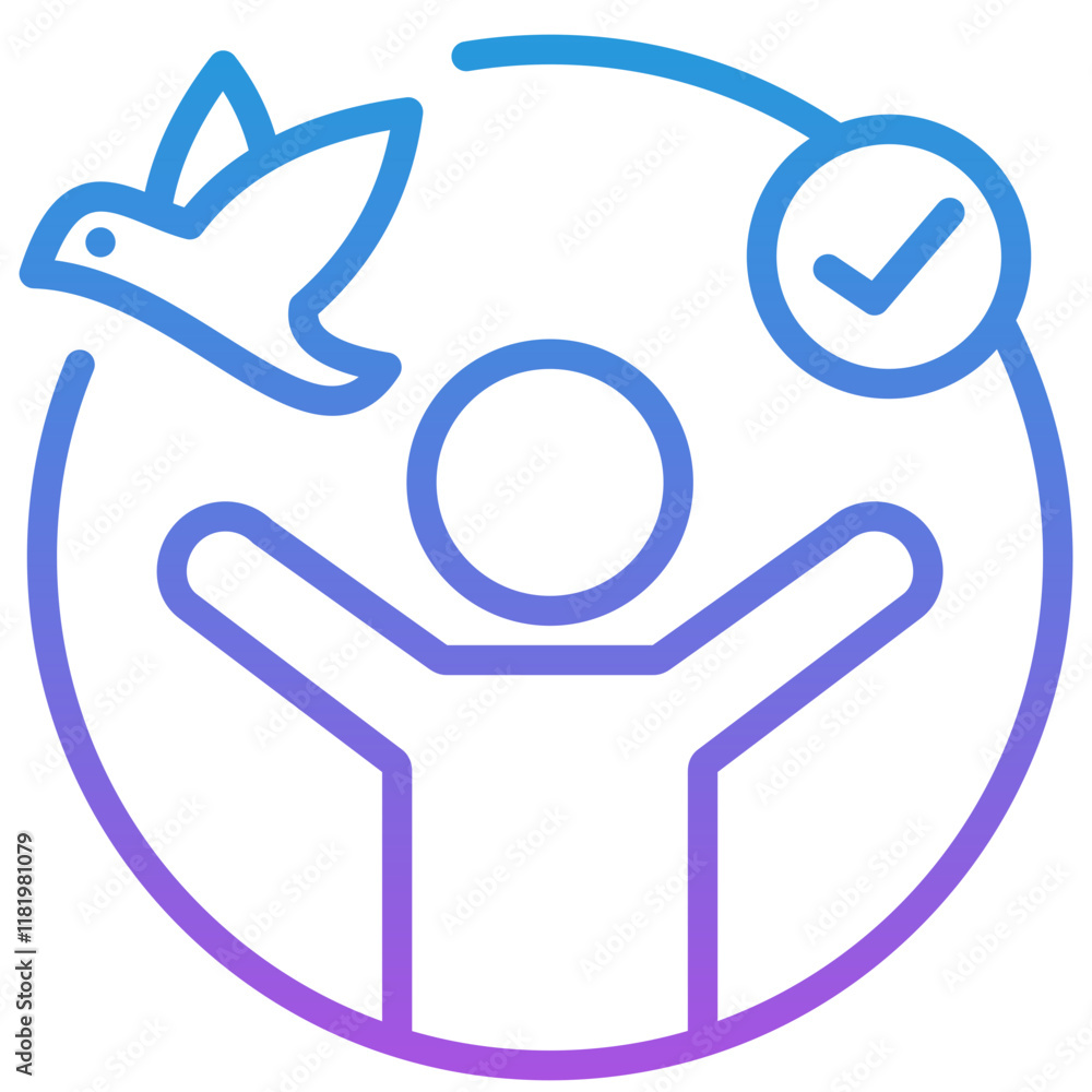 Obraz premium Independent Icon