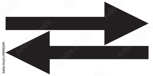Long arrow. Black arrow pointing right. Black large arrow pointing right. Bold thine long arrow.