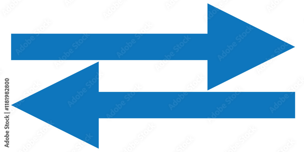 Blue long arrow pointing to the right. Straight long arrow icon, right thin line, blue cursor, horizontal element, thick pointer vector long arrow icon. Bold arrow icon . Blue long arrow pointing to the right. Straight long arrow icon, right thin line, blue cursor, horizontal element, thick pointer vector long arrow icon. Bold arrow icon .