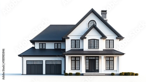 Wallpaper Mural Classic house with elegant shape and style Torontodigital.ca