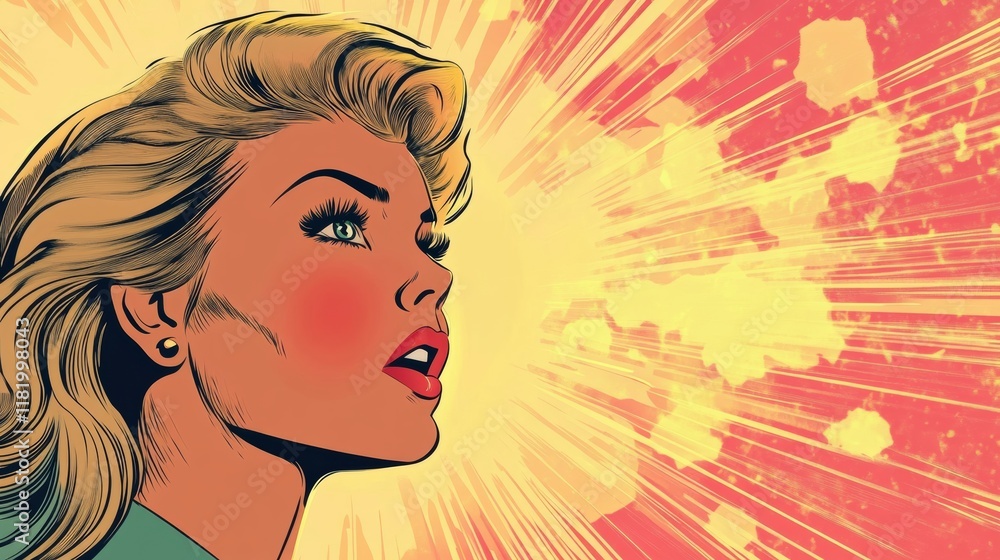 Vector Retro Comic Background Effect Vector Retro Comic Background Effect