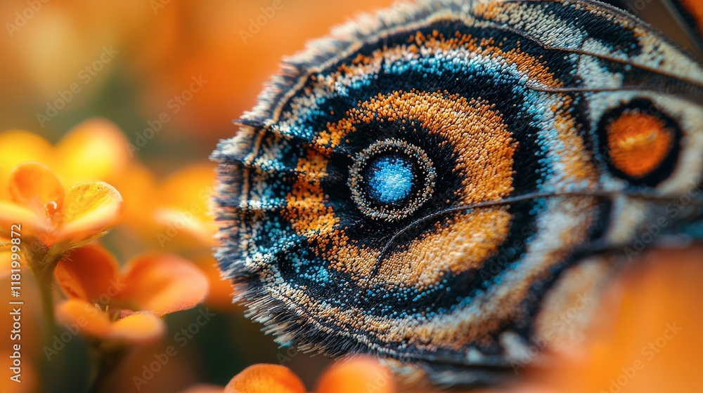 Closeup Butterfly Wing Macro Photography Closeup Butterfly Wing Macro Photography