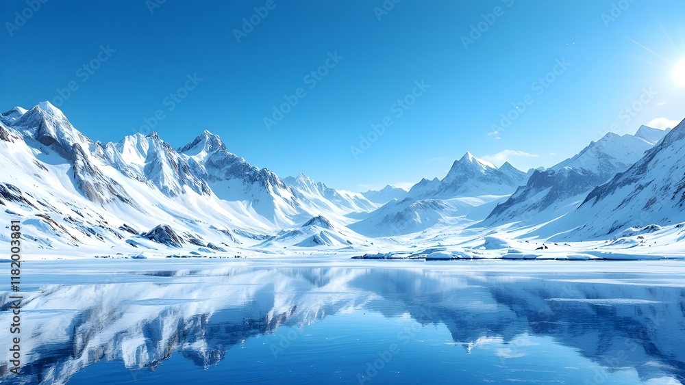 custom made wallpaper toronto digitalSnowy mountain during a storm - 04