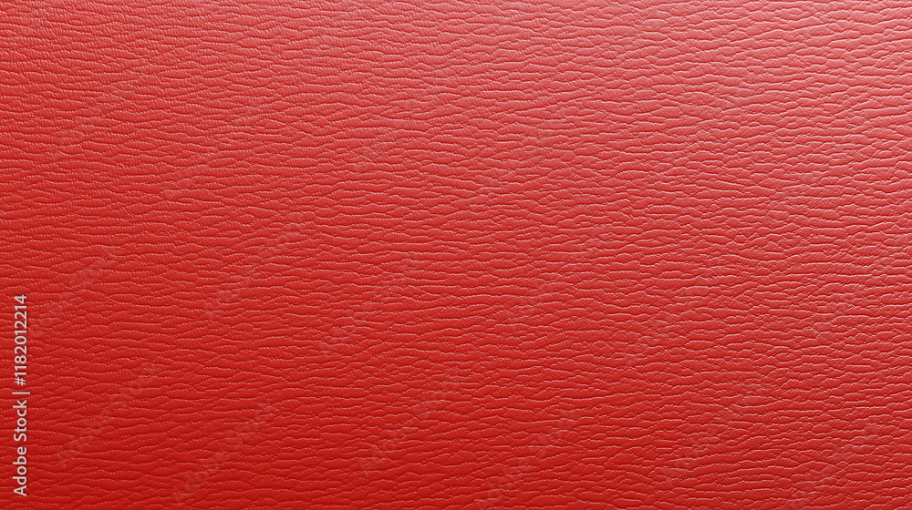 Fototapeta premium Vibrant red leather texture background with photorealistic and highly detailed design