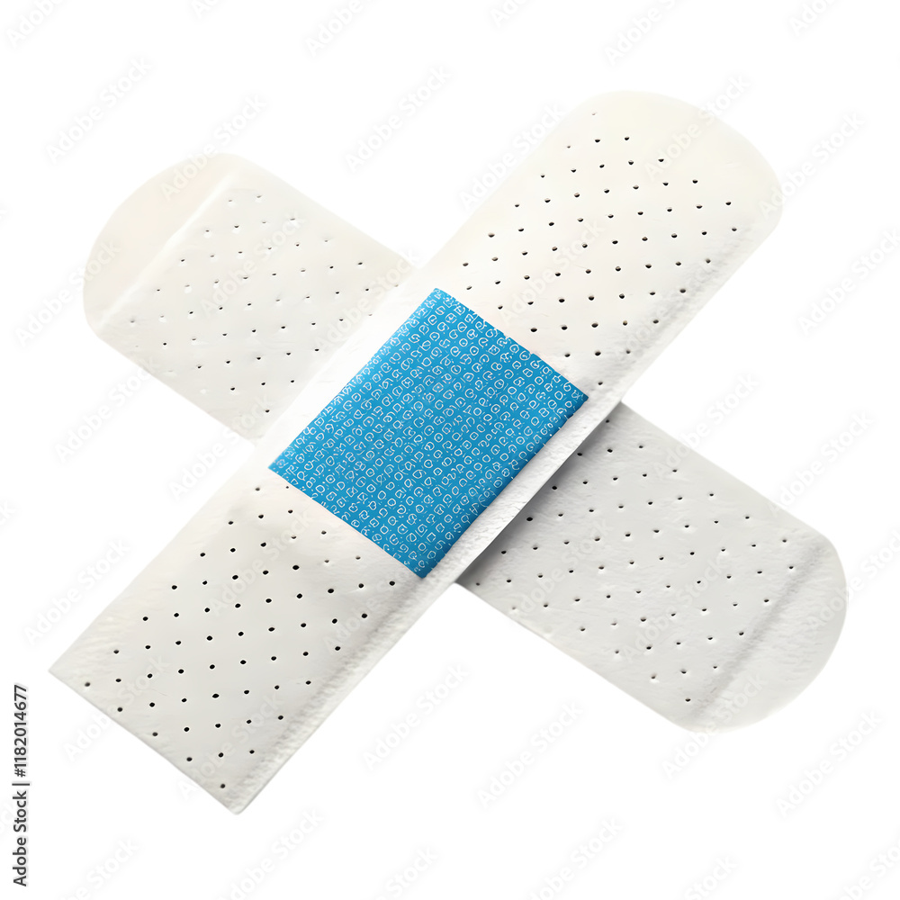 Fototapeta premium bandage on white background