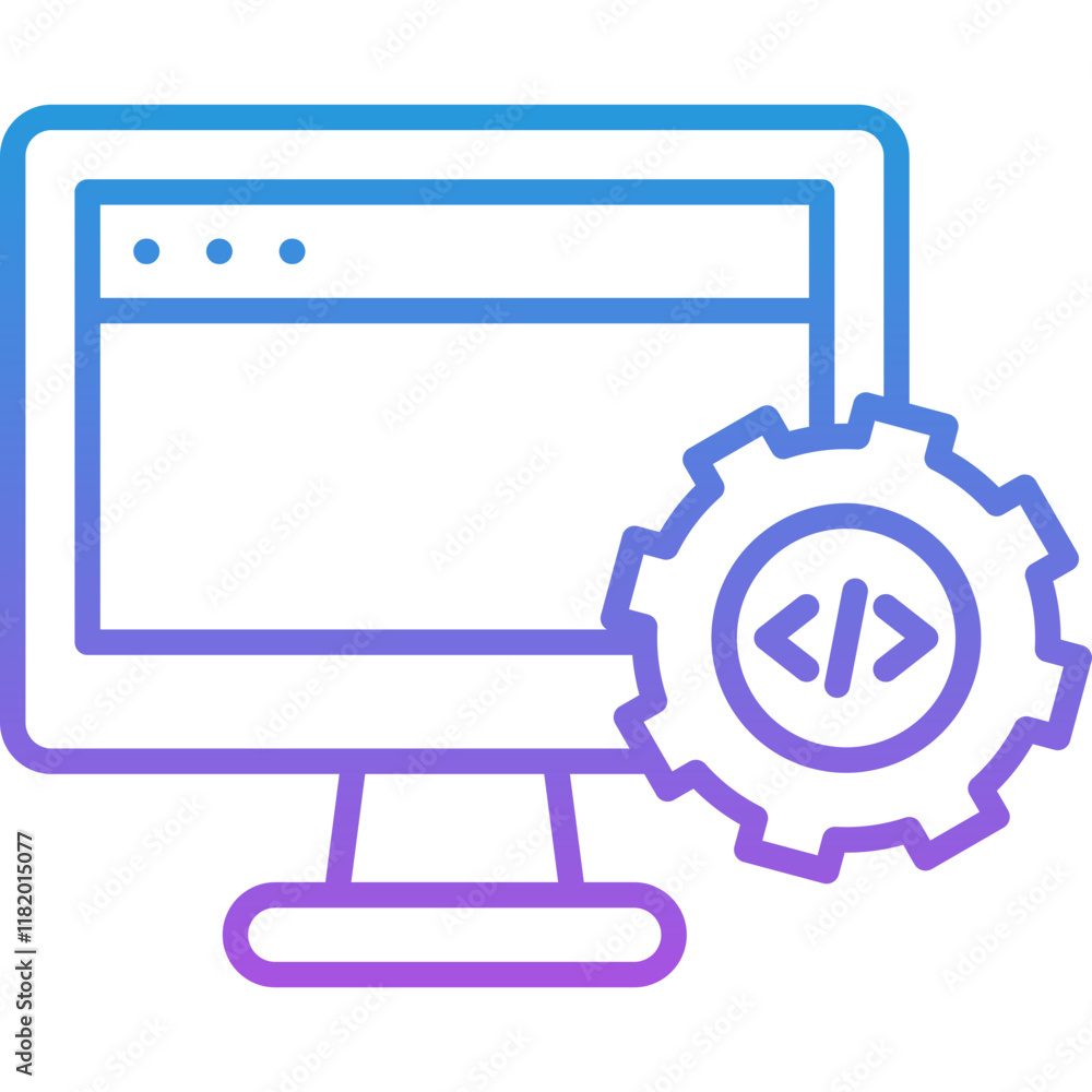 Web Programing Icon Web Programing Icon