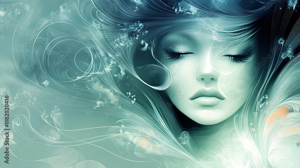 Fototapeta premium Abstract Modern Fantasy Background