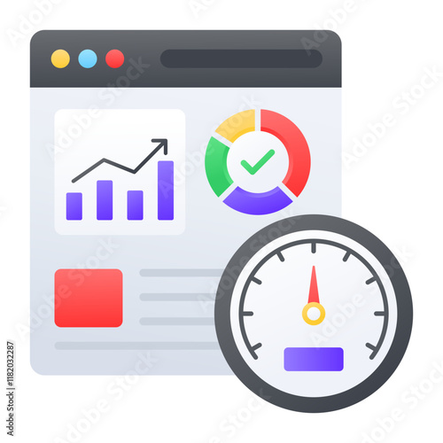 Server background Process Manager concept, Show Current Running Processes vector color icon design, Web hosting service Symbol, Computing machines Sign, Internet Application Management illustration