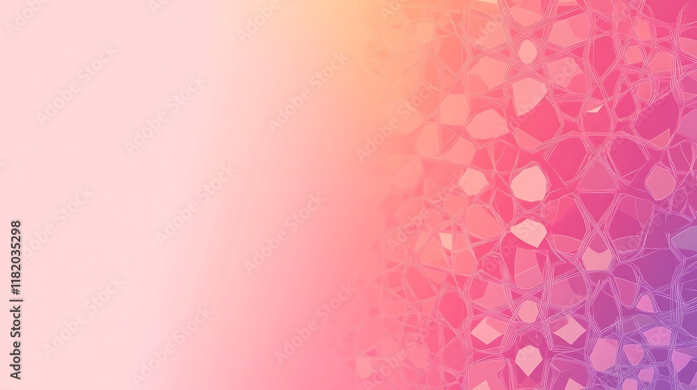 Abstract Pink and Orange Geometric Pattern Background Abstract Pink and Orange Geometric Pattern Background