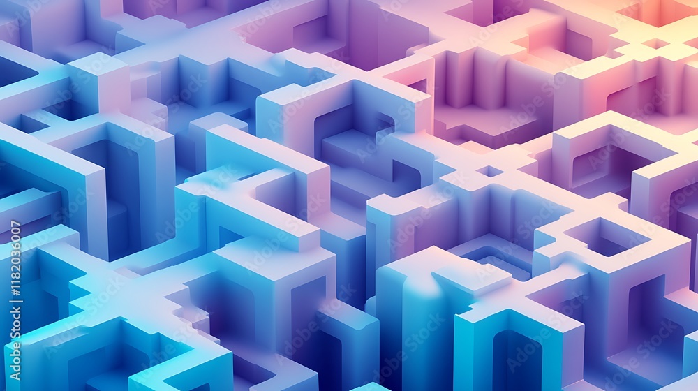 Abstract three dimensional geometric shapes design Abstract three dimensional geometric shapes design
