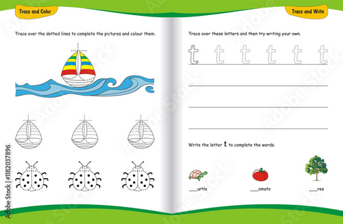 Help kids trace and write the alphabet from A to Z. Fun and easy handwriting practice with printable worksheets. #Nursery #Kindergarten