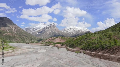 landscape of Lorestan provience mountains