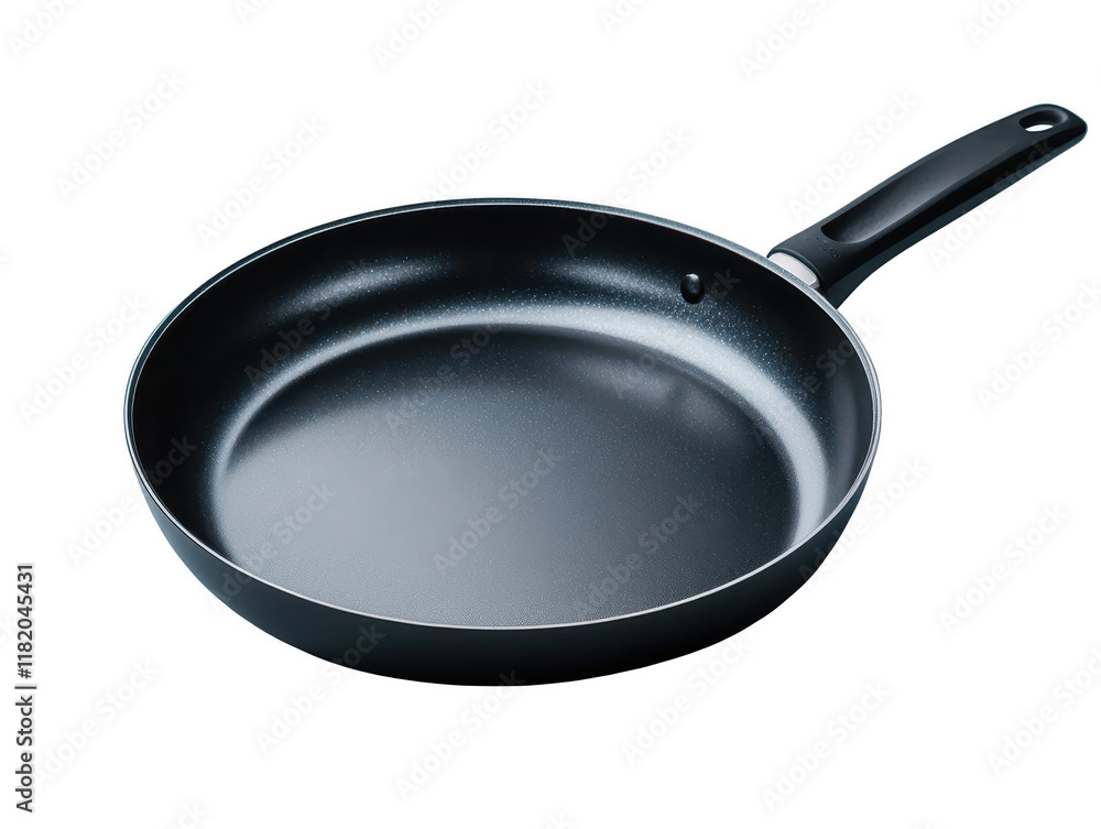Classic frying pan on dark background, a kitchen essential for everyday cooking closeup Classic frying pan on dark background, a kitchen essential for everyday cooking closeup