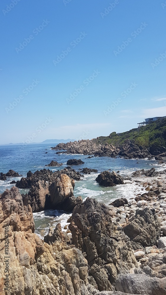 Rocky beach in South Africa Rocky beach in South Africa