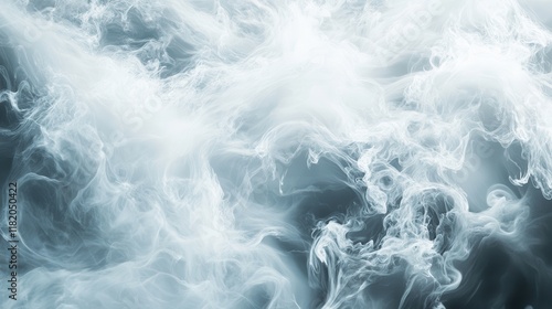 Wallpaper Mural Dynamic abstract white waves for banners and product photography high resolution clean finish minimalist aesthetic Torontodigital.ca