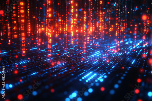 Wallpaper Mural Data exchange, digital technology background, software development, cloud computing. Business Intelligence, global network, Data analysis, technician team computer programming, internet technology Torontodigital.ca