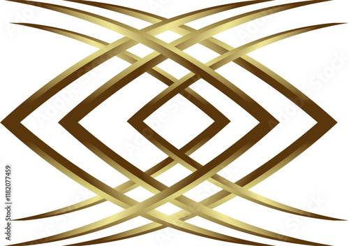 curved line design material with golden brown gradient colors as inspiration for fine and applied arts