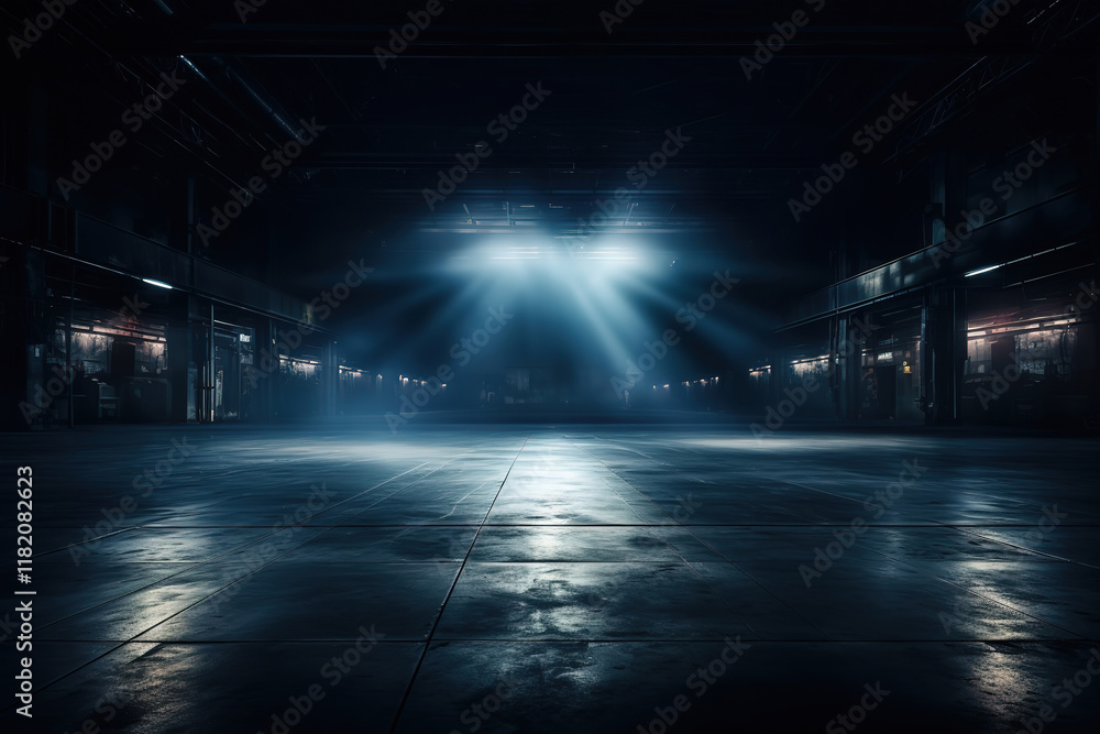 Incredible Professional studio backdrop with five spotlights dramatic lighting Incredible Professional studio backdrop with five spotlights dramatic lighting