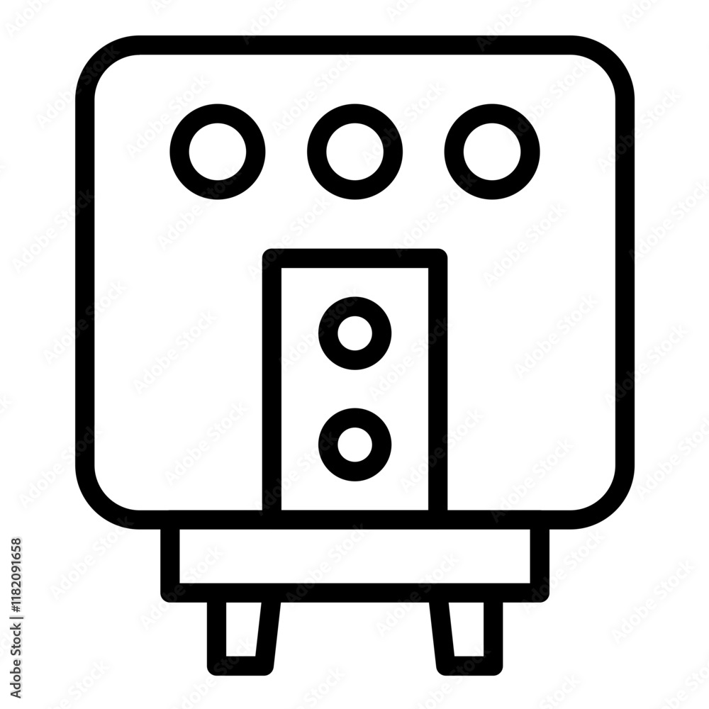 Vector Design Water Heater Icon Style Vector Design Water Heater Icon Style