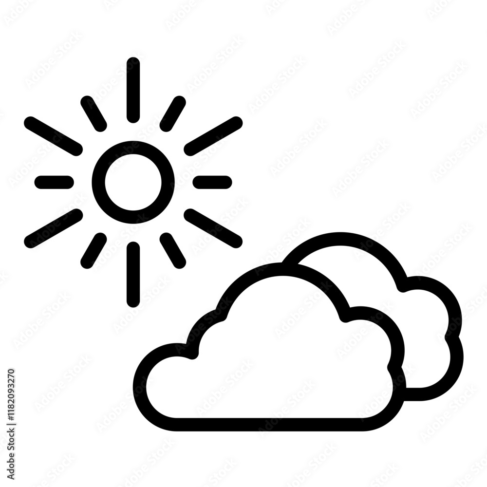 Vector Design Sunny Icon Style Vector Design Sunny Icon Style