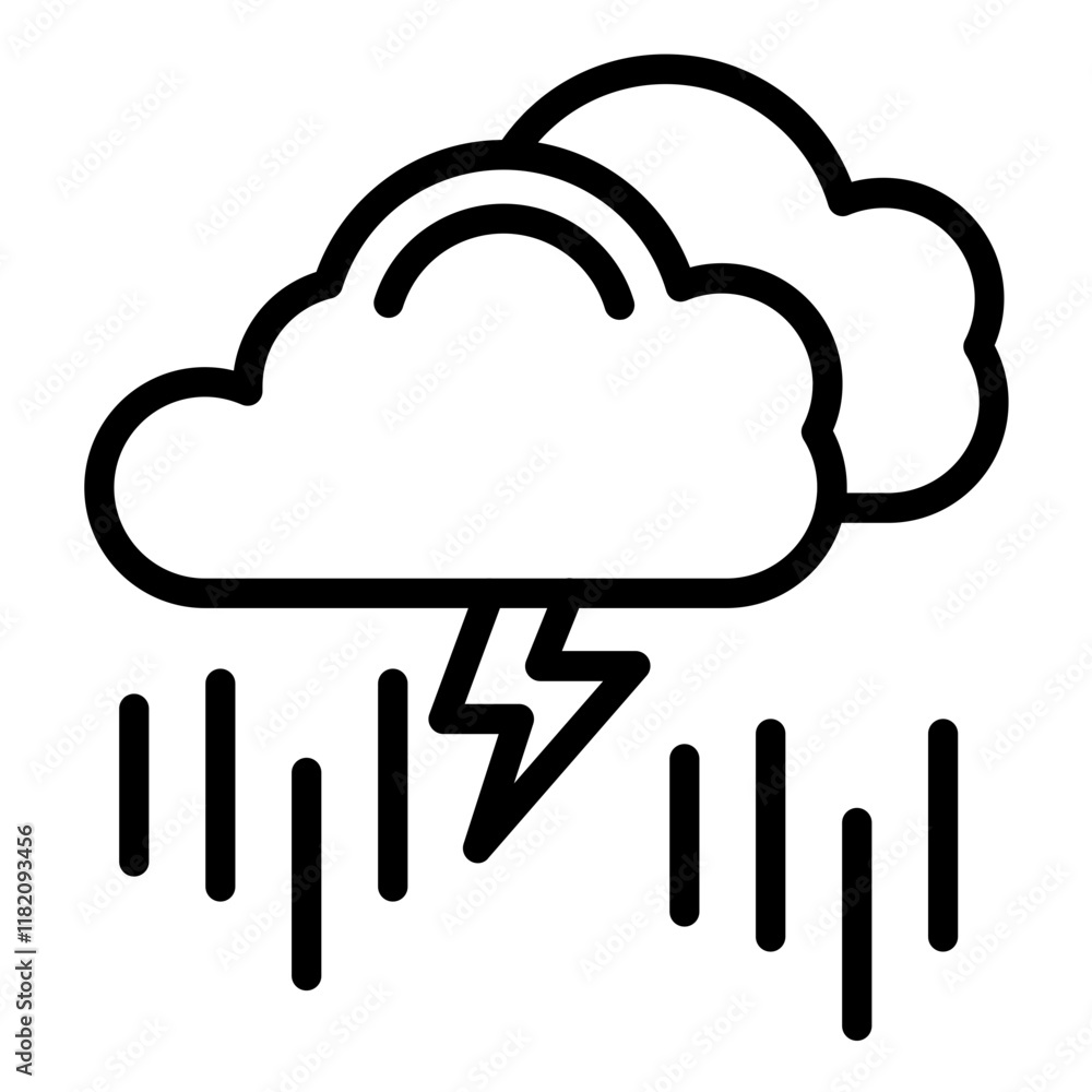Vector Design Storm Icon Style Vector Design Storm Icon Style