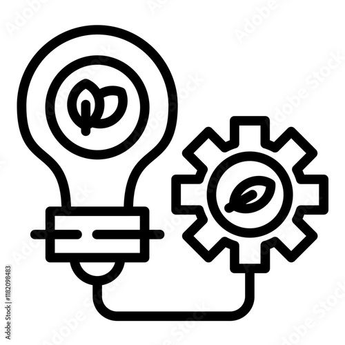 Vector Design Sustainable Energy Icon Style