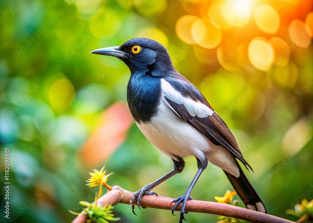 Siamese Pied Starling Bird Thailand Cambodia Southeast Asia Wildlife Nature Siamese Pied Starling Bird Thailand Cambodia Southeast Asia Wildlife Nature