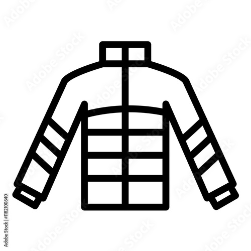 Vector Design Winter Coat Icon Style
