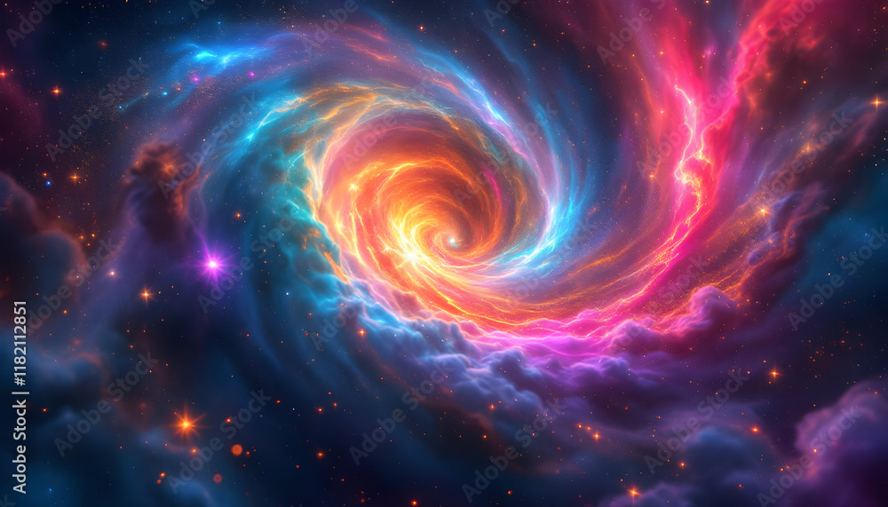 Cosmic Nebula Swirl: A Vibrant, Dreamlike Space Art Cosmic Nebula Swirl: A Vibrant, Dreamlike Space Art