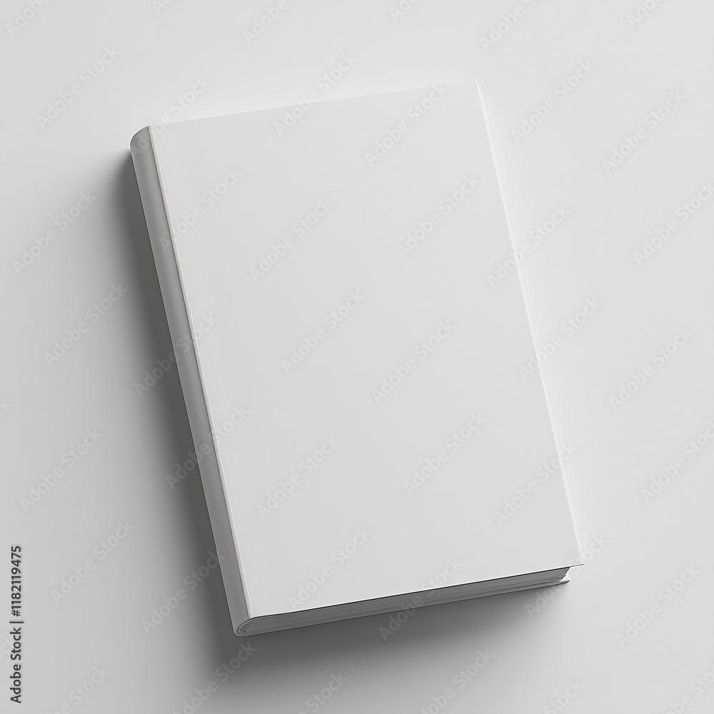 Blank book cover mock up