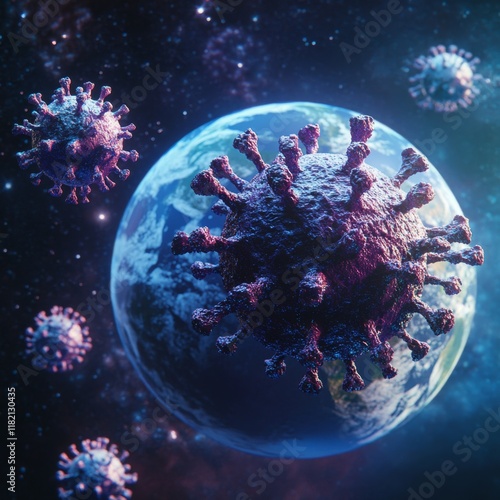 new virus X  -pandemia concept, 