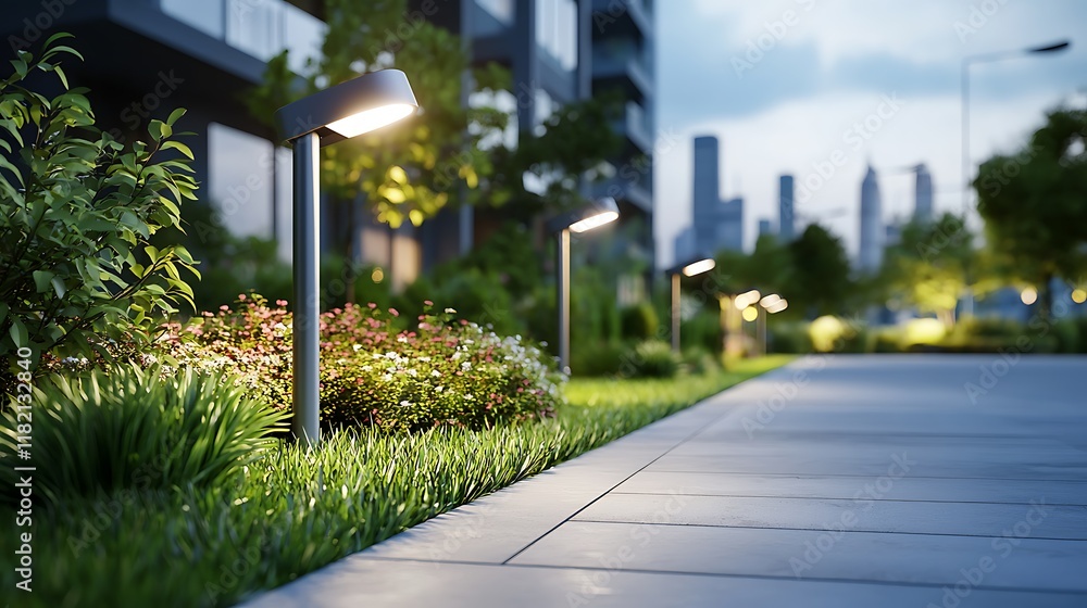 Innovative IoT powered smart lighting systems seamlessly integrated within modern urban landscapes dynamically adapting to environmental conditions and enhancing energy efficiency sustainability Innovative IoT powered smart lighting systems seamlessly integrated within modern urban landscapes dynamically adapting to environmental conditions and enhancing energy efficiency sustainability