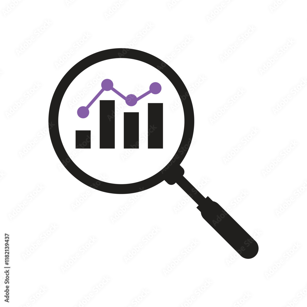 Business analysis icon vector illustration, Marketing Research icon. Business analysis icon vector illustration, Marketing Research icon.