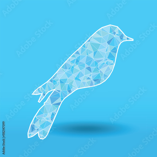 low poly art design vektor animal 