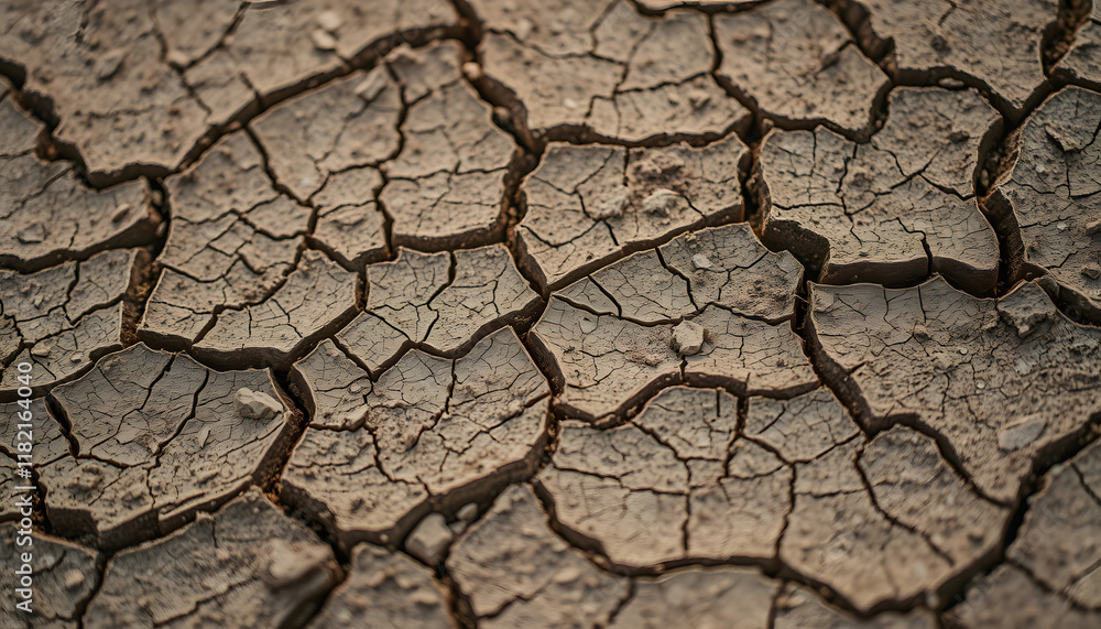 Detailed closeup of cracked earth with dry parched soil textures and patterns. Concept Nature Photography, Cracked Earth, Dry Soil Textures, Detailed Closeup, Patterns, Dreamy, with white tones Detailed closeup of cracked earth with dry parched soil textures and patterns. Concept Nature Photography, Cracked Earth, Dry Soil Textures, Detailed Closeup, Patterns, Dreamy, with white tones