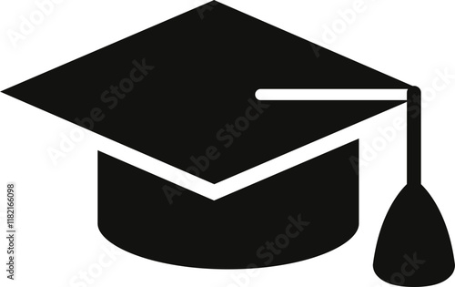 black graduation cap