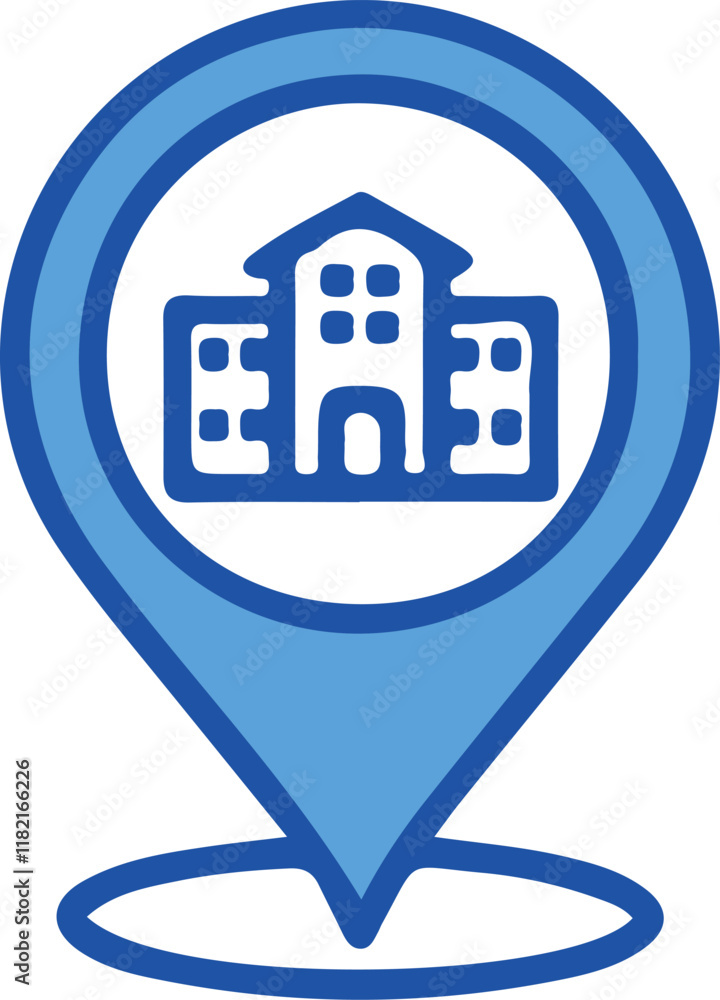 isolated school in blue map pin icon Vector, school in blue map pin Silhouette, school in blue map pin symbol set, school in blue map pin for logo,school in blue map pin Vector illustration, Vector Gr isolated school in blue map pin icon Vector, school in blue map pin Silhouette, school in blue map pin symbol set, school in blue map pin for logo,school in blue map pin Vector illustration, Vector Gr