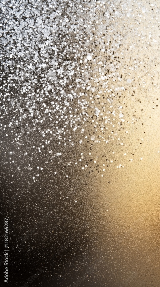 Elegant Gradient Glitter Background with Gold and Silver Highlights - made with Generative AI Elegant Gradient Glitter Background with Gold and Silver Highlights - made with Generative AI