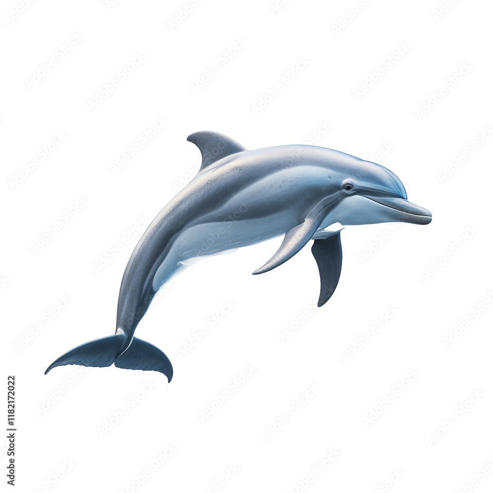 Majestic Dolphin Leaping Gracefully Through Ocean Waters Majestic Dolphin Leaping Gracefully Through Ocean Waters