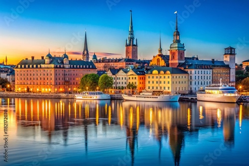 Stunning Stockholm Panorama: Waterfront, Nordiska & Vasa Museums photo