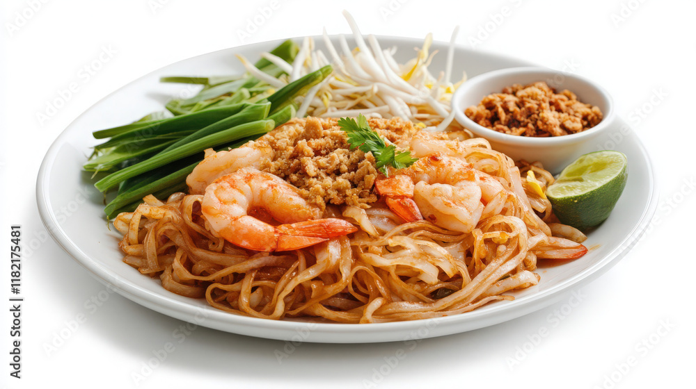 Pad Thai - Thai Cuisine Classic Dish Pad Thai - Thai Cuisine Classic Dish