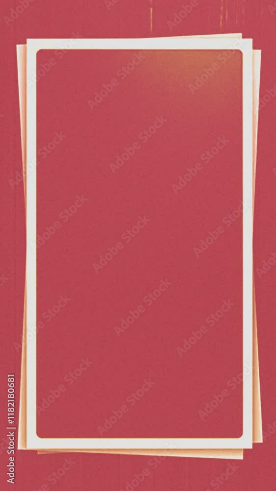 introduction red soft pastel template turning pages photo album gallery 3d render motion graphics social media wooden table flat design intro design set of multiple paper canvas