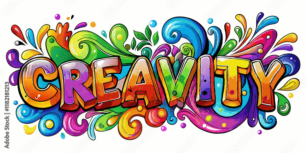 Creativity graffiti text 2025 Creativity graffiti text 2025