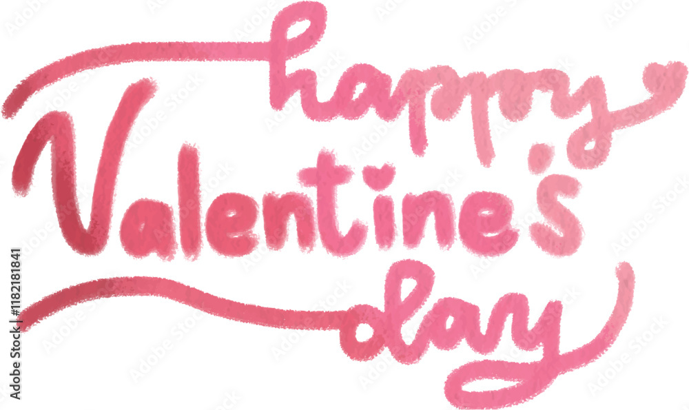Happy Valentine's Day Typography - Elegant and Romantic Design Happy Valentine's Day Typography - Elegant and Romantic Design