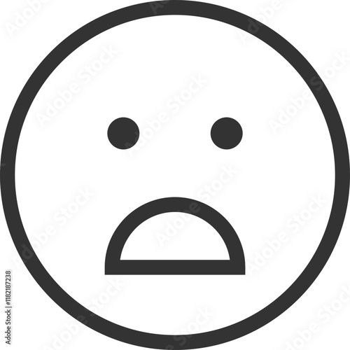 Surprised Face Emoji Icon